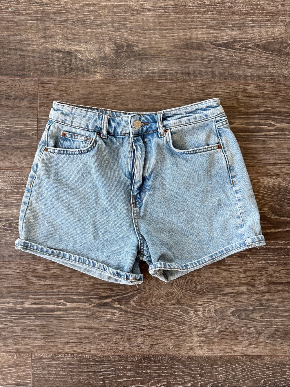 Pull&Bear Light Blue Denim Jean Shorts
